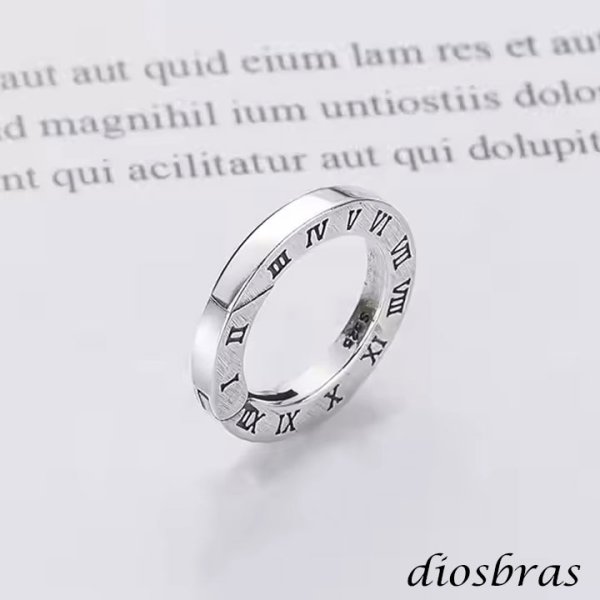 画像5: キーリング キーホルダーの接続に丸カン 丸型 カラビナ  ローマ数字 アトラス サークル  マルカン１個売り 極太ビーズ シルバー シルバー925 ビーズ アクセサリー ハンドメイド パーツ 線径2 3mm 直径17.5mm 内径12mm   メール便全国送料無料 (5)