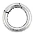 画像12: キーリング キーホルダーの接続に丸カン 楕円 丸型 カラビナ サークル  マルカン１個売り 極太ビーズ シルバー シルバー925 ビーズ アクセサリー ハンドメイド パーツ  線径2 5mm 直径17mm×9mm   スターリングシルバー (12)