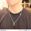画像4: diosbras-ディオブラス チェーン フック付き ネックレス メンズ 馬蹄 ホースシュー シルバー９２５ フック チェーン メディスンホイール ネックレス あずきチェーン フェザー カスタムチェーン (4)