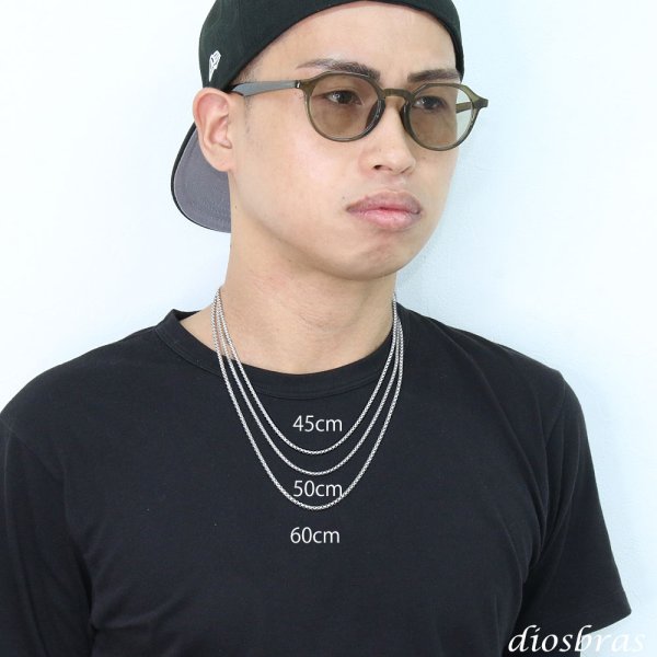 画像4: ステンレス サージカルステンレス シルバーチェーン シルバー マリンチェーン マリナ マリーナチェーン アンカーチェーン 幅2 7mm 45cm 50cm 60cm ネックレス チェーン  鎖 首飾り ギフト  チェーン シルバーネックレスチェーン あずきチェーン (4)