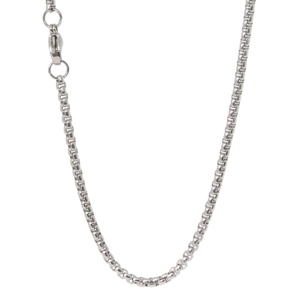 画像10: ステンレス サージカルステンレス シルバーチェーン シルバー マリンチェーン マリナ マリーナチェーン アンカーチェーン 幅2 7mm 45cm 50cm 60cm ネックレス チェーン  鎖 首飾り ギフト  チェーン シルバーネックレスチェーン あずきチェーン (10)