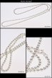 画像3: シルバー 925 ボールチェーン 3mm 50cm 幅3mm  ネックレス チェーン シルバー925 SILVER Necklace chain 銀 鎖 首飾り フィガロ メール便無料  ギフトOK  シルバー925チェーン シルバーネックレスチェーン (3)