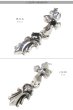 画像3: 【メンズピアス】ドロップピアス【シルバーアクセサリー】【シルバーピアス】　アラベスク　ドロップピアス　●単品売り（片耳）■シャープでキレイな横顔に！【レディース メンズ｜アクセサリー｜ピアス｜クロス・十字架｜フレア・ 】 (3)