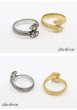 画像7: ステンレス  スネーク 蛇 リング チェーン リング シルバー 金属アレルギー対応 光沢 ゴールド 金 リング アクセサリー メンズ レディース (7)