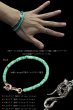 画像3: diosbras-ディオブラス ターコイズ グリーン 馬蹄 ホースシュー フェザー ブレスレット ブレス メンズ ネイティブ  羽 ターコイズ オニキス シルバー９２５ チェーン メディスンホイール フェザー (3)