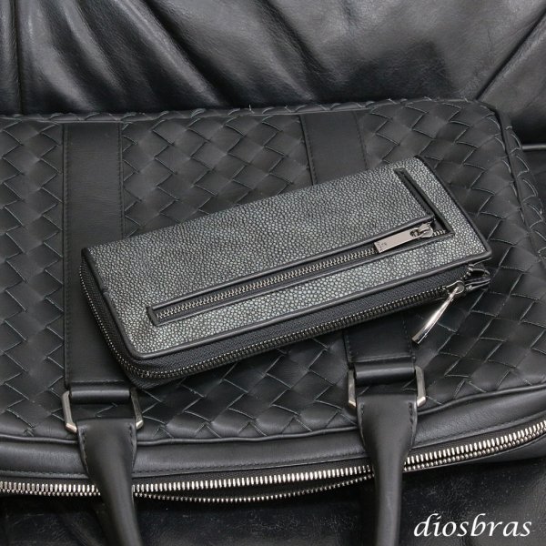 画像15: 財布 スティングレイ ガルーシャ 財布 スティングレー エイ革 ラウンドファスナー メンズ レディース 本革 スティングレー ラウンド ジッパー 財布 ヌメ革 レザーウォレット ロングウォレット  長財布 牛革 紳士 婦人 マルチカラー スティングレイ (15)