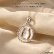 画像2: 馬蹄 ホースシュー コイン ペンダント プラチナ PT900 k18 トップのみ 単品 ネックレス シンプル ゴールド ペンダント 18k メンズ レディース ペンダント 18金 チャーム  ペンダント コイン ペンダント トップ ネックレス (2)