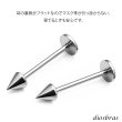 画像4: ストレート ラブレットスタッド コーンヘッド ボディーピアス ステンレス 16G 16ゲージ 鼻ピア ス 軟骨ピアス つけっぱなし ト ラガス 耳たぶ 舌ピ へそピアス インダストリアル (4)