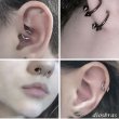 画像5: ボディピアス 16G サーキュラーバーベル コーンヘッド 軟骨 ピアス ボディピ サージカルステンレス 16ゲージ つけっぱなし トラガス 軟骨ピアス ボディーピアス 耳たぶ 舌ピ へそピアス インダストリアル ファーストピアス セカンドピアス ボディーピアス 片耳 軟骨用 かわい (5)