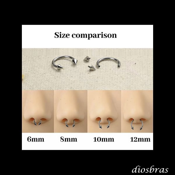 画像2: ボディピアス 16G サーキュラーバーベル コーンヘッド 軟骨 ピアス ボディピ サージカルステンレス 16ゲージ つけっぱなし トラガス 軟骨ピアス ボディーピアス 耳たぶ 舌ピ へそピアス インダストリアル ファーストピアス セカンドピアス ボディーピアス 片耳 軟骨用 かわい (2)