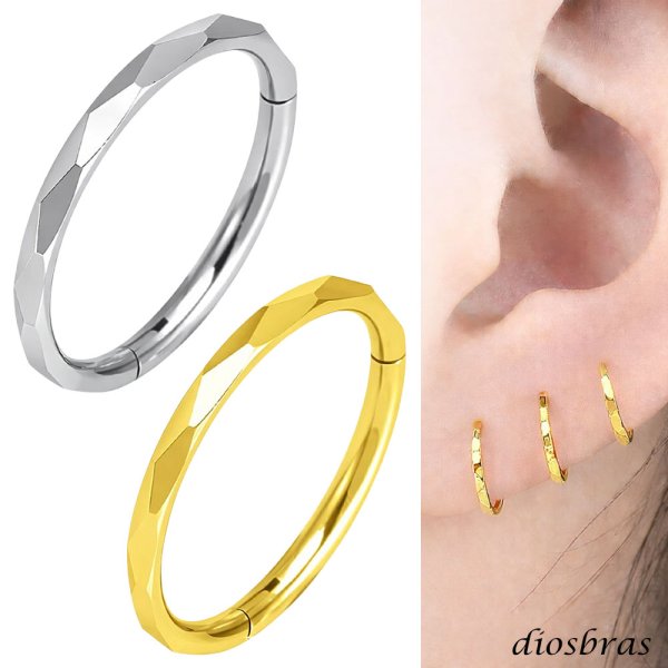 画像1: フープ　リング ボディーピアス 16G 16ゲージ  ステンレス メンズ　鼻ピアス　軟骨ピアス つけっぱなし トラガス 軟骨ピアス ボディーピアス 耳たぶ 舌ピ へそピアス インダストリアル ファーストピアス セカンドピアス (1)