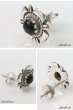 画像2: オニキス ピアス 本物シルバー925  ピアス 片方 パワーストーン ピアス片耳 片方販売ピアス メンズ レディース インディアンジュエリー　ナバホ (2)