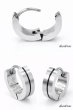 画像2: ステンレス フープピアス シルバー 金属アレルギー対応 メタル素材 シンプル 小さめ フープ ループ リング 輪っか ピアス  メンズ アクセサリー レディース 中折れ式 13mm (2)