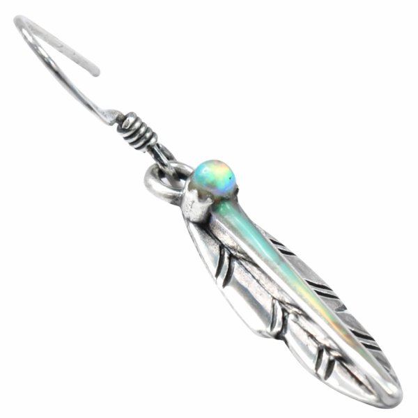 画像7: メンズピアス  シルバーアクセサリー  シルバー925 ピアス  バラ売り 片耳のみ  ターコイズ　イミテーション オパール 赤珊瑚 パウアシェル　シェル イーグル ドロップピアス (7)