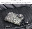画像9: メンズ 二つ折り財布 バイカーズウォレット  イバラエイ ミドル ハーフウォレット シンプル レザーウォレット 本革 カットスティングレイ エイ 革 シルバー９２５コンチョ 革財布 皮財布 ロングウォレット 天然皮革 天然皮革 梅花皮 かいらぎ メンズ 長財布 ガルーシャ (9)
