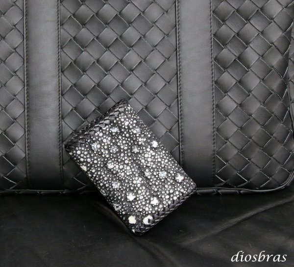 画像8: キーケース　6連　ガルーシャ　スティングレイ メンズ レディース 本革 スティングレー スター エイ革 梅花皮 かいらぎ イバラエイ  スタースティングレー バイカー 牛革 ハンドメイド 三つ折り財布 財布 レザーウォレット ウォレット バイカー ハーフウォレット (8)