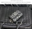 画像3: キーケース　6連　ガルーシャ　スティングレイ メンズ レディース 本革 スティングレー スター エイ革 梅花皮 かいらぎ イバラエイ  スタースティングレー バイカー 牛革 ハンドメイド 三つ折り財布 財布 レザーウォレット ウォレット バイカー ハーフウォレット (3)