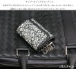 画像4: キーケース　6連　ガルーシャ　スティングレイ メンズ レディース 本革 スティングレー スター エイ革 梅花皮 かいらぎ イバラエイ  スタースティングレー バイカー 牛革 ハンドメイド 三つ折り財布 財布 レザーウォレット ウォレット バイカー ハーフウォレット (4)