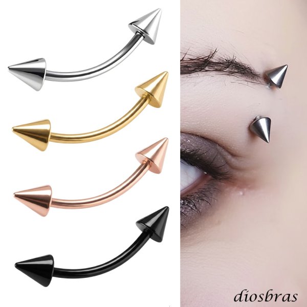 画像1: バナナバーベル カーブドバーベル  ボディーピアス ステンレス メンズ 16G 16ゲージ 鼻ピアス　軟骨ピアス つけっぱなし トラガス 軟骨ピアス ボディーピアス 耳たぶ 舌ピ へそピアス インダストリアル ファーストピアス セカンドピアス (1)