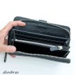 画像8: 長財布 クロス トラッカーウォレット シルバー925製 コンチョ 十字架 レザーウォレット 革財布 本革 レザー シュリンクレザー かぶせ財布 ウォレット ハンドメイド 牛革 レディース おしゃれ スリム メンズ長財布  男性 女性 メンズ財布 ファスナー カード収納 大容量 (8)