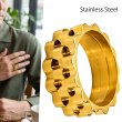 画像1: ステンレス  リング   ゴールド シルバー 金属アレルギー対応 光沢 リング アクセサリー メンズ レディース (1)