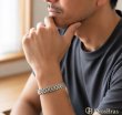 画像2: ステンレス チェーンブレスレット　ウォッチリンクブレス アンカー チェーン ブレスレット シンプル　シルバーメンズ レディース 女性 腕輪 金属アレルギー対応 (2)