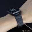 画像2: アップルウォッチ　カーボンファイバー バンド  カーボン ベルト apple watch ステンレス バンド 49mm 44mm/45mm/46ｍｍ ULTRA ウルトラ バンド ベルト  高級  マグネットバンド ブラック メンズ  スポーツ   6 /7/8/9/10/11/ULTRA/SE ステンレススチール (2)