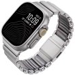 画像9: アップルウォッチ バンド  ベルト apple watch ステンレス バンド 49mm 44mm/45mm/46ｍｍ ULTRA ウルトラ バンド ベルト ラバーバンド 高級  RUBBER おしゃれ マグネットバックル バタフライバックル ブラック オレンジ メンズ  スポーツ　シリコン   6 /7/8/ULTRA/SE (9)