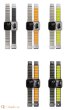 画像4: アップルウォッチ バンド  ベルト apple watch ステンレス バンド 49mm 44mm/45mm/46ｍｍ ULTRA ウルトラ バンド ベルト ラバーバンド 高級  RUBBER おしゃれ マグネットバックル バタフライバックル ブラック オレンジ メンズ  スポーツ　シリコン   6 /7/8/ULTRA/SE (4)