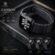 画像1: アップルウォッチ　カーボンファイバー バンド  カーボン ベルト apple watch ステンレス バンド 49mm 44mm/45mm/46ｍｍ ULTRA ウルトラ バンド ベルト  高級  マグネットバンド ブラック メンズ  スポーツ   6 /7/8/9/10/11/ULTRA/SE ステンレススチール (1)