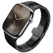 画像14: アップルウォッチ バンド  ベルト apple watch ステンレス バンド 49mm 44mm/45mm/46ｍｍ ULTRA ウルトラ バンド ベルト  高級  バタフライバックル ブラック オレンジ メンズ  スポーツ   6 /7/8/9/10/11/ULTRA/SE ステンレススチール (14)