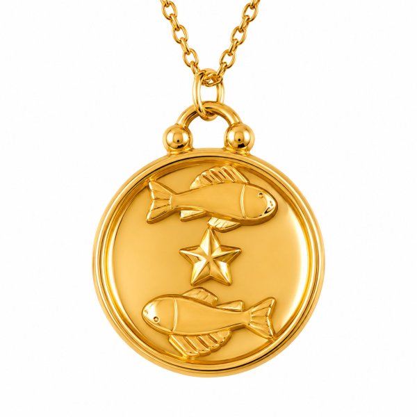 画像33: 星座 星 ペンダント ステンレス　ペンダント ゴールド　シルバー トップ  ネックレス メイン ペンダントトップ １２星座 ネックレス ステンレス チェーン 45cmセット (33)