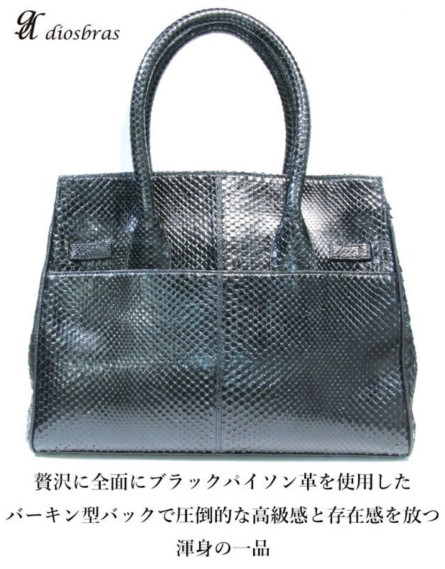 ★極美品★エレメ ライジン 2way ショルダーバッグ 黒 ブラック パイソン