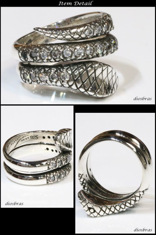 シルバーリング】【スネーク リング】【シルバーアクセサリー